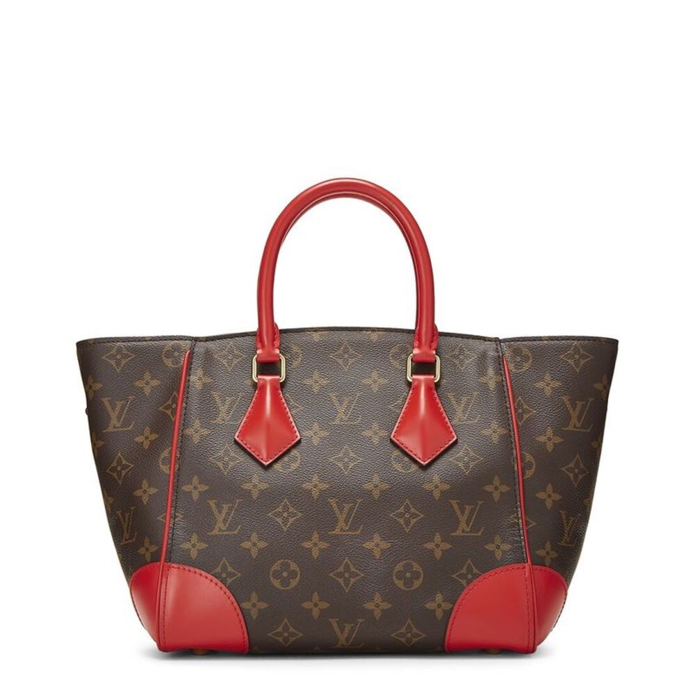 Louis Vuitton Red Monogram Coated Canvas Phenix Pm (Authentic Pre-Loved)